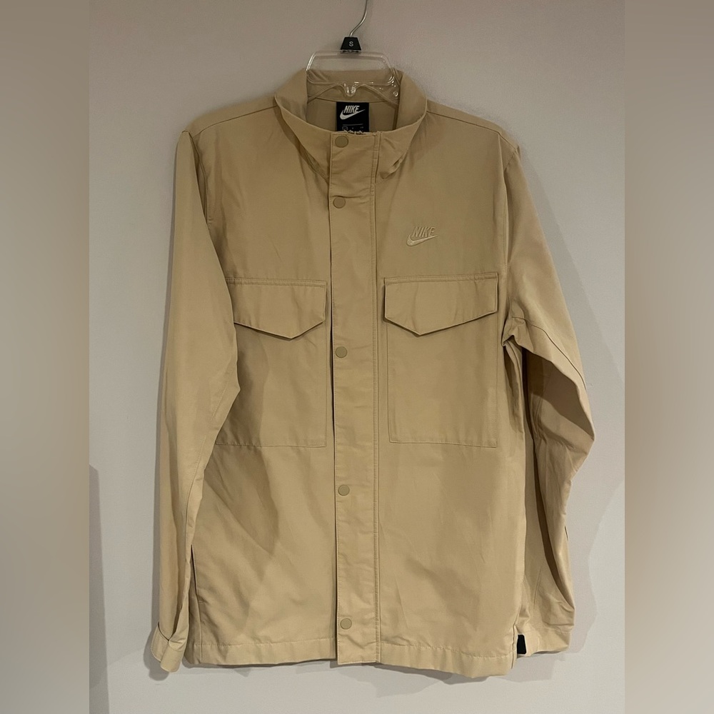 Nike Sportswear M65 Woven Field Jacket Men’s Small Tan/Beige/Grain